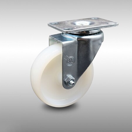 Service Caster 4 Inch SS Nylon Wheel Swivel Top Plate Caster SCC-SS20S414-NYS